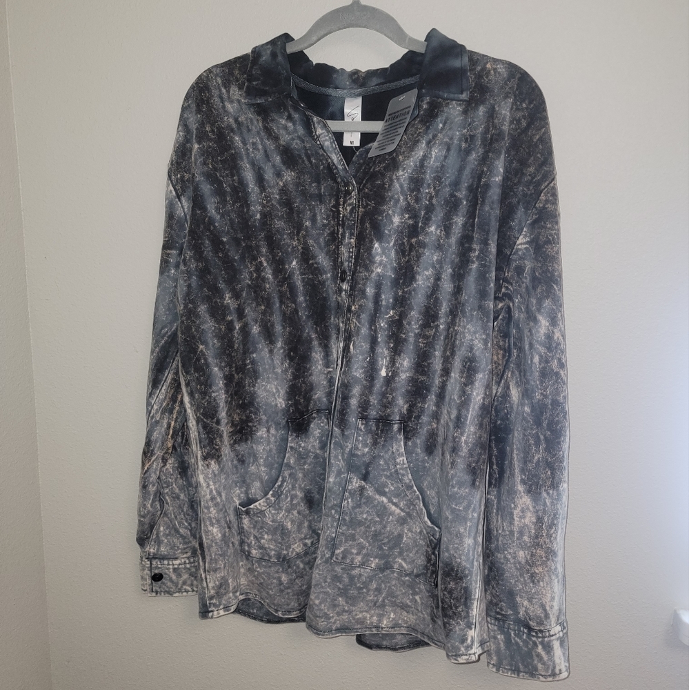 Ozzy Acid Wash Shacket